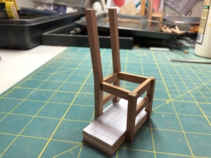 Chair in jig